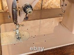Antique SINGER BAJ3-8 1950s Sewing Machine Mid Century Table