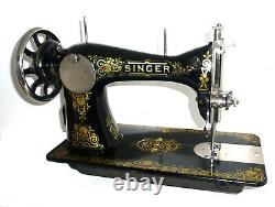 Antique SINGER CLASS 15 TIFFANY GINGERBREAD 15K sewing machine denim rare vtg