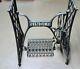 Antique Singer Cast Iron Treadle Sewing Machine Table Base Ships Disassembled