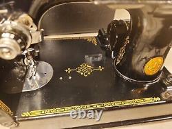 Antique SINGER FEATHERWEIGHT Sewing Machine #AJ654294 Really Nice Example Clean