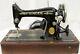 Antique Singer Sewing Machine No 99 Knee Control Lever Bar 1926 Bentwood Case