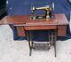 Antique Singer Treadle Sewing Machine. Ac Series. In Working Condition