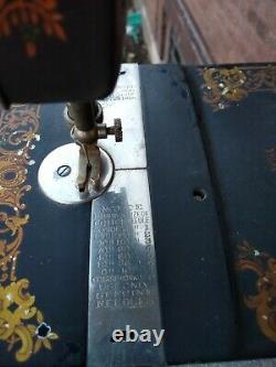 Antique Sewing Machine 1800's singer style light weight treadle