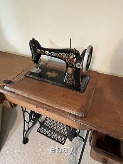 Antique Sewing Machine Singer 1800-Early 1900's Original Family Immaculate