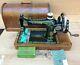 Antique Singer 128k Sewing Machine-rococo Decals With Accessories & Manual