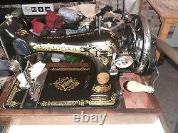 Antique Singer 128k'Victorian' Sewing Machine Y142963 Fully Working/ Serviced