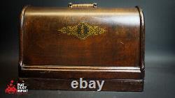 Antique Singer 1893 Sewing Machine With Wooden Case Free Uk Pp