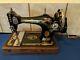 Antique Singer 28k Hand Crank Sewing Machine 1917 Clean Tested Works Great