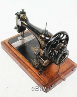 Antique Singer 28K Hand Crank Sewing Machine c1892 FREE Shipping 5796