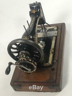 Antique Singer 28K Hand Crank Sewing Machine c1897 FREE Shipping 5597