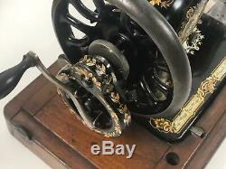 Antique Singer 28K Hand Crank Sewing Machine c1897 FREE Shipping 5597