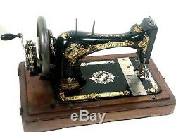 Antique Singer 28K Hand Crank Sewing Machine c1897 FREE Shipping 5597