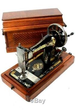 Antique Singer 28K Hand Crank Sewing Machine c1898 5778