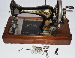 Antique Singer 28K Hand Crank Sewing Machine c1899 FREE Delivery PL2167