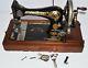 Antique Singer 28k Hand Crank Sewing Machine C1899 Free Delivery Pl2167