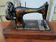 Antique Singer 28k Sewing Machine, Hand Crank, Original Carrying Case, 13707155