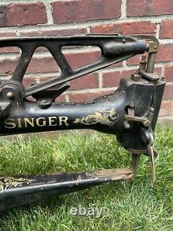 Antique Singer 29-4 Industrial Cobbler Leather Treadle Commercial Sewing Machine