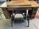 Antique Singer 6 Drawer Treadle Sewing Table, Table Only