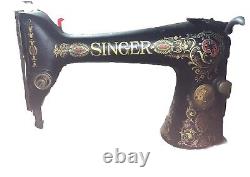 Antique Singer 66 sewing machine and desk, original Booklet Included 1954