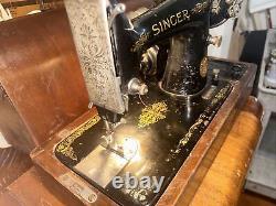 Antique Singer 99K Sewing Machine 1923 Need belt and serviceMotor Works