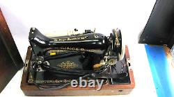 Antique Singer AC894166 Sewing Machine With Foot Motor Controller & Motor B. U. 7-E