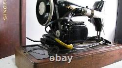 Antique Singer AC894166 Sewing Machine With Foot Motor Controller & Motor B. U. 7-E