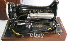 Antique Singer AC894166 Sewing Machine With Foot Motor Controller & Motor B. U. 7-E