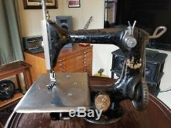 Antique Singer Chain Stitch 24-3 Sewing Machine Head Restored