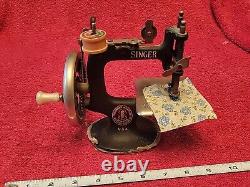 Antique Singer Childs Salesman Sample Hand Crank Sewing Machine