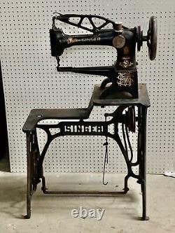 Antique Singer Cobbler 29-4 Sewing Machine with Stand