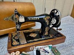 Antique Singer Hand Crank Sewing Machine