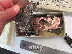 Antique Singer Model 115 Sewing Machine Gold Leaf Motor Attachments Manual