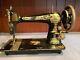 Antique Singer Model 27 Sewing Machine 1906 Sphinx Treadle, Witho Stand