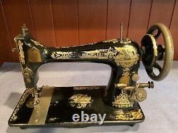 Antique Singer Model 27 Sewing Machine 1906 Sphinx Treadle, witho stand