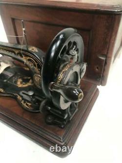 Antique Singer'New Family' 12K Fiddle Base Sewing Machine c1883 7114