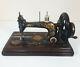 Antique Singer New Family Domestic 12k Sewing Machine Walnut Case With Key 1876