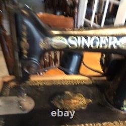 Antique Singer Portable 1910 Sewing Machine Works G3224002