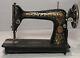 Antique Singer Red Eye Treadle Head Sewing Machine 1900's G6266372 (untested)