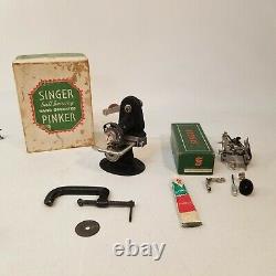 Antique Singer Sew Handy 20 Pinker Ball Bearing Machine In Original Box 121379