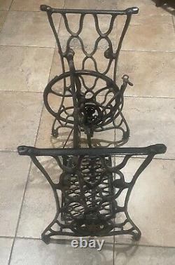 Antique Singer Sewing Cast Iron Stand Only