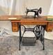 Antique Singer Sewing Machine 1921 No 15 In Cabinet With Part 121021 Works