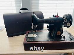Antique Singer Sewing Machine 1950 with Bentwood Case EG000146 VINTAGE VTG
