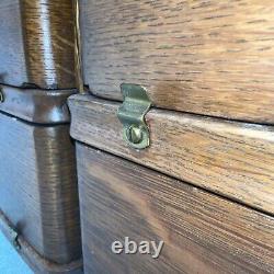 Antique Singer Sewing Machine 4 Drawer Set. Beautiful Tiger Oak