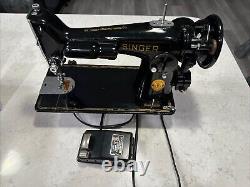 Antique Singer Sewing Machine AH034403 Excellent Ready To Use Fully Operable