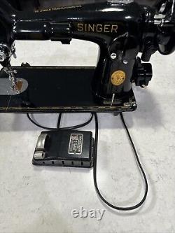 Antique Singer Sewing Machine AH034403 Excellent Ready To Use Fully Operable