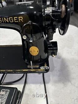 Antique Singer Sewing Machine AH034403 Excellent Ready To Use Fully Operable