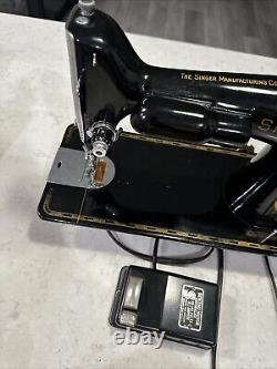 Antique Singer Sewing Machine AH034403 Excellent Ready To Use Fully Operable