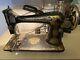 Antique Singer Sewing Machine Electrified Cast Iron