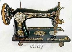 Antique Singer Sewing Machine Head Colorful Store Display Decor