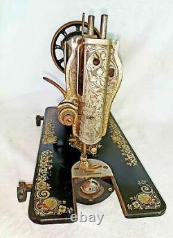 Antique Singer Sewing Machine Head Colorful Store Display Decor